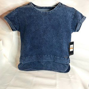 NWT Marc New York Cuffed Cap-Sleeve Performance Top